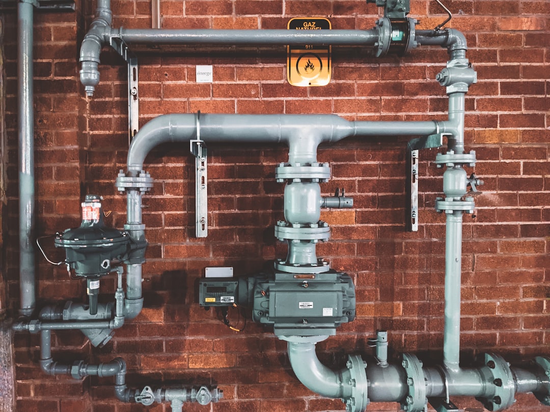 Organised heating pipework in a modern property plant room